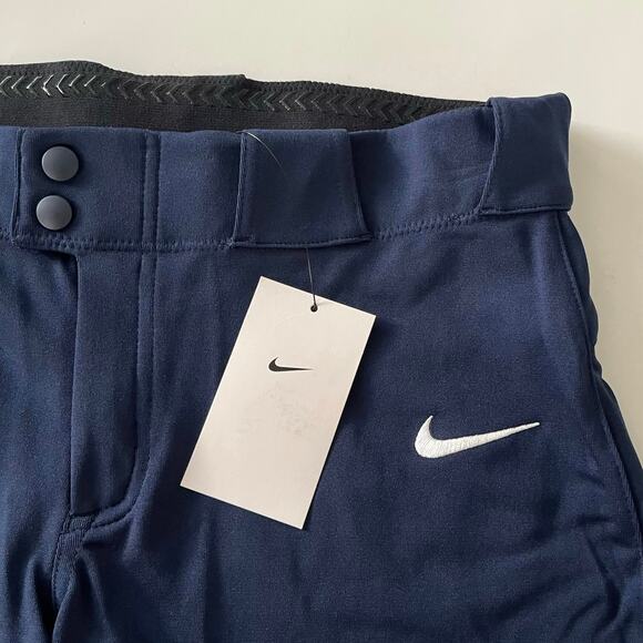 Nike Vapor Select 3/4 Length Softball Pants Women's M Navy Blue AV6718-419 NWT - Picture 10 of 11